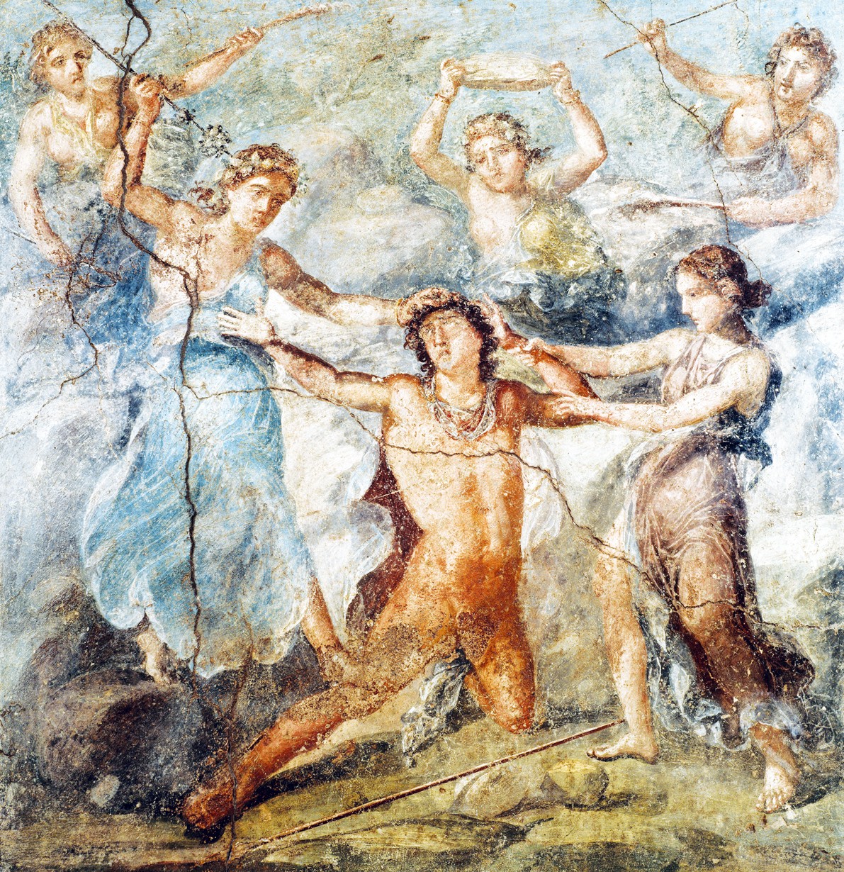 the death of pentheus fresco in casa dei vettii pompeii italy - Аспекты Нептуна